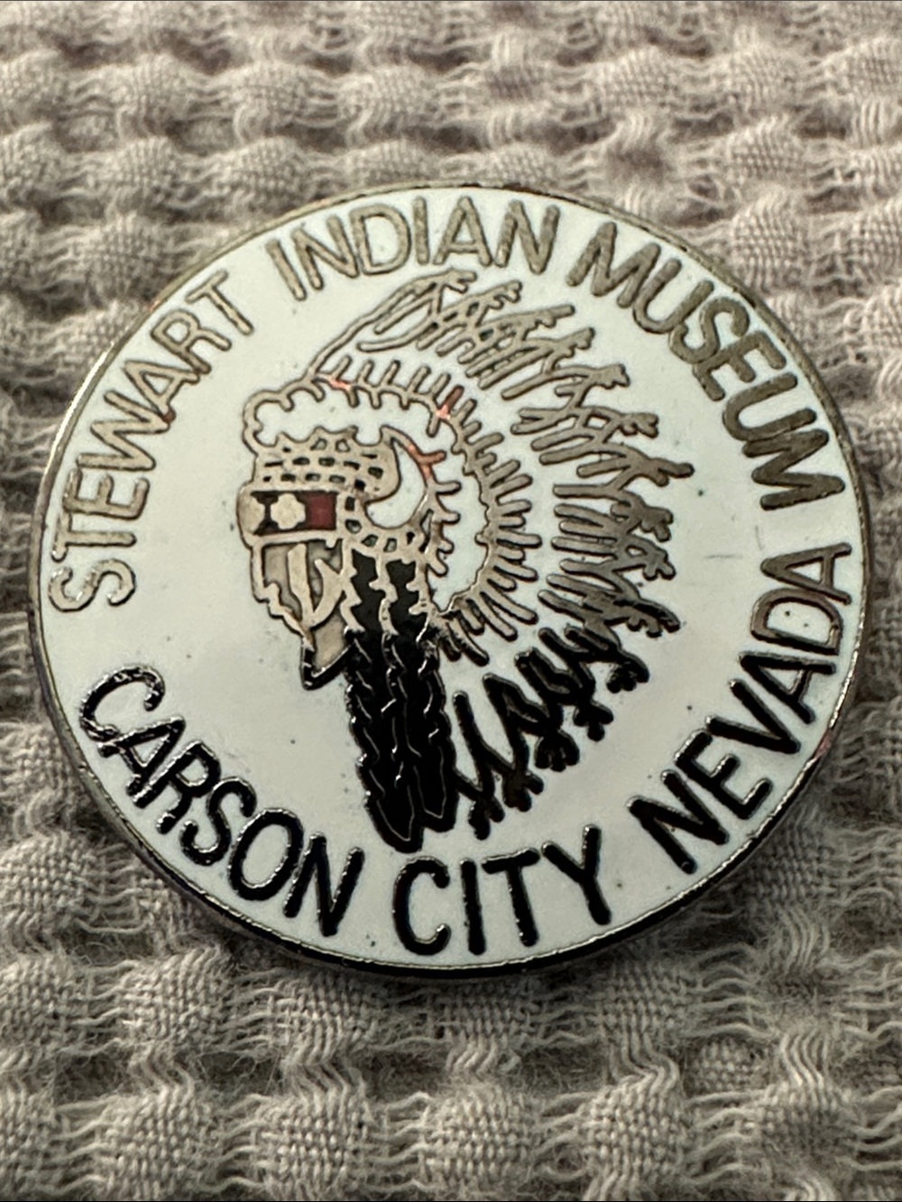 Vintage Stewart Indian Museum Carson City Nevada Pin